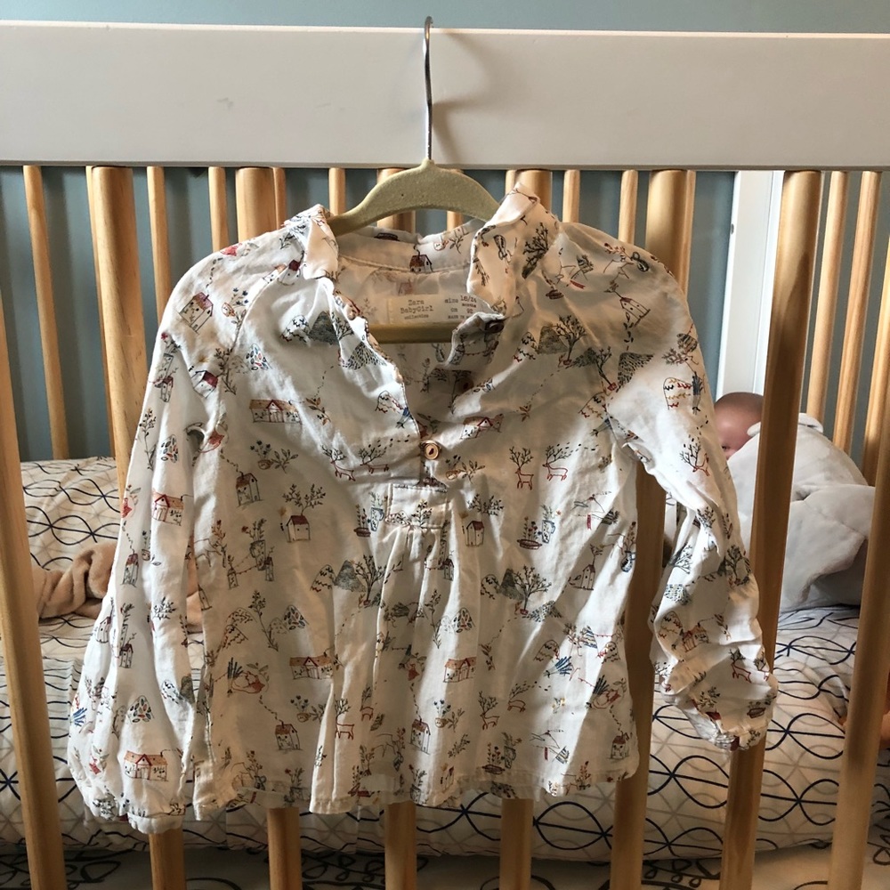 Zara toddler girl blouse